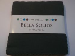 Bella Solids Lead, Charm Pack